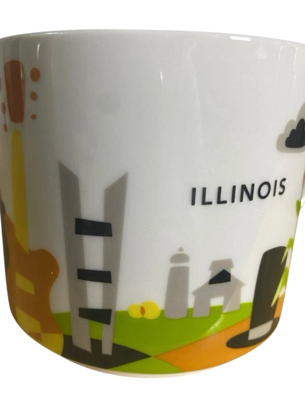 Starbucks ILLINOIS You Are Here Collection Retired Mug 14oz 2017